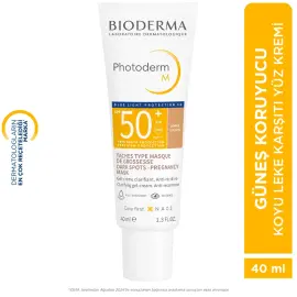 Bioderma Photoderm M Cream SPF 50+ Leke Karşıtı Renkli Güneş Koruyucu Golden 40ml - 8