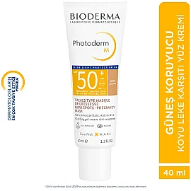 Bioderma Photoderm M Cream SPF 50+ Leke Karşıtı Renkli Güneş Koruyucu Golden 40ml - 8