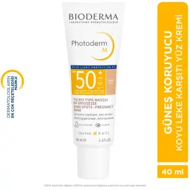 Bioderma Photoderm M SPF 50+ Leke Karşıtı Renkli Güneş Koruyucu Light 40ml - 8