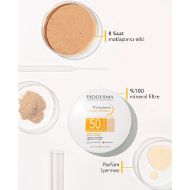 Bioderma Photoderm Max Mineral SPF 50+ Compact Güneş Koruyucu Light 10gr - 4