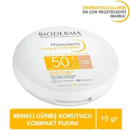 Bioderma Photoderm Max Mineral SPF 50+ Compact Güneş Koruyucu Light 10gr - 7