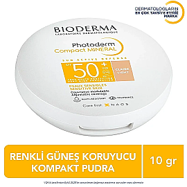 Bioderma Photoderm Max Mineral SPF 50+ Compact Güneş Koruyucu Light 10gr - 7