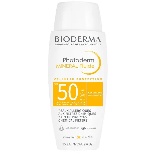 Bioderma Photoderm Mineral Fluide SPF 50+ Mineral Güneş Koruyucu 75g - 1