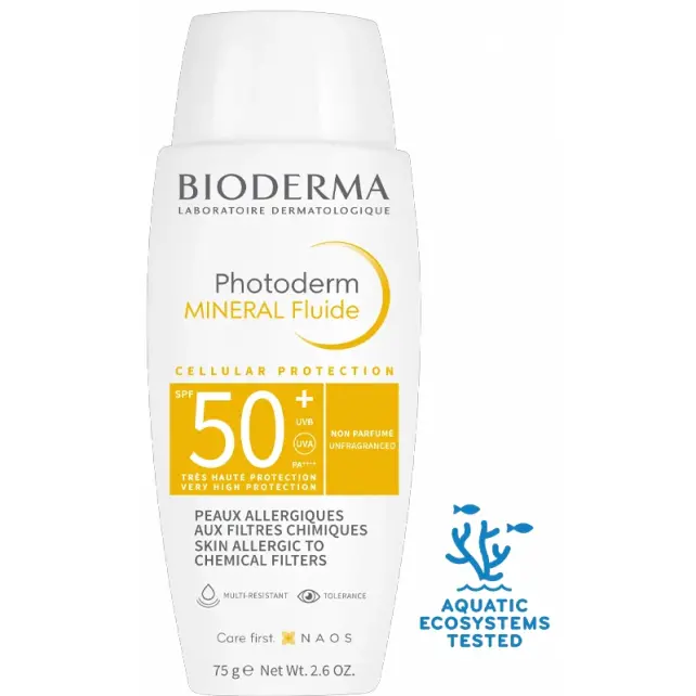 Bioderma Photoderm Mineral Fluide SPF 50+ Mineral Güneş Koruyucu 75g - 4