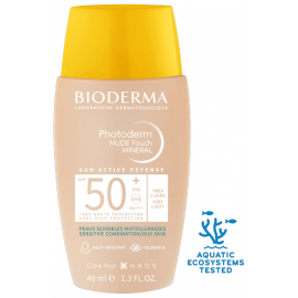 Bioderma Photoderm Nude Touch SPF 50+ Renkli Güneş Koruyucu Natural 40ml - 3