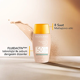 Bioderma Photoderm Nude Touch SPF 50+ Renkli Güneş Koruyucu Natural 40ml - 2