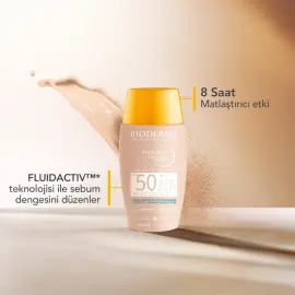 Bioderma Photoderm Nude Touch SPF 50+ Renkli Güneş Koruyucu Natural 40ml - 2