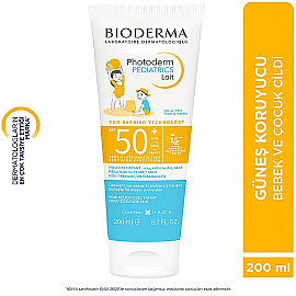 Bioderma Photoderm Pediatrics Lait SPF 50+ Bebek ve Çocuk Güneş Kremi 200ml - 7