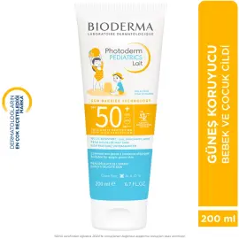 Bioderma Photoderm Pediatrics Lait SPF 50+ Bebek ve Çocuk Güneş Kremi 200ml - 7