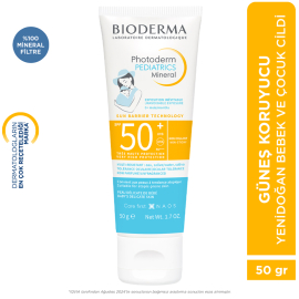 Bioderma Photoderm Pediatrics Mineral SPF 50+ Bebek - Çocuk Güneş Kremi 50gr - 8