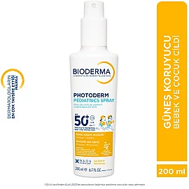 Bioderma Photoderm Pediatrics Spray SPF 50+ Bebek- Çocuk Güneş Spreyi 200ml - 7