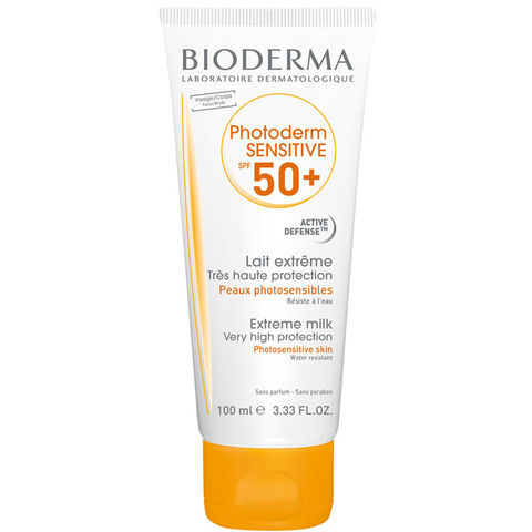 Bioderma Photoderm Sensitive Extreme Milk SPF 50+ Güneş Koruyucu 100ml Bioderma Photoderm Sensitive Extreme Milk SPF 50+ Güneş Koruyucu 100ml