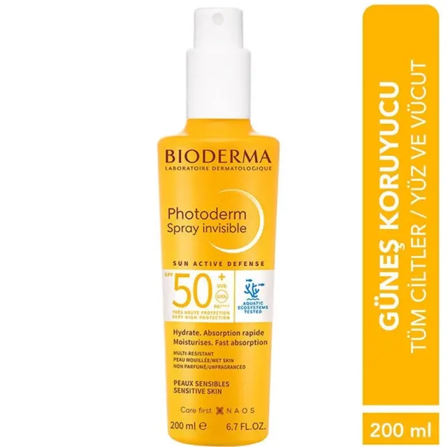 Bioderma Photoderm SPF 50+ Spray - Güneş Koruyucu Sprey 200ml - 4