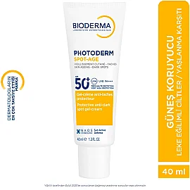 Bioderma Photoderm Spot Age SPF 50 + Gel Cream - Güneş Koruyucu 40ml - 8