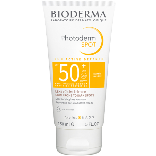 Bioderma Photoderm Spot SPF50+ Cream Leke Karşıtı Güneş Koruyucu 150ml - 1
