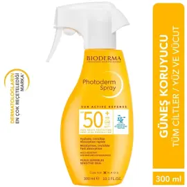 Bioderma Photoderm Spray SPF 50+ Güneş Koruyucu 300ml - 3