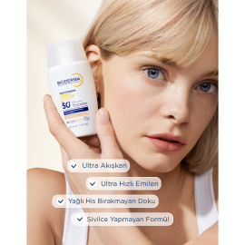 Bioderma Photoderm XDefense Ultra Fluid SPF 50+ Antioksidan Etkili Renkli Güneş Kremi Very Light 40ml - 5