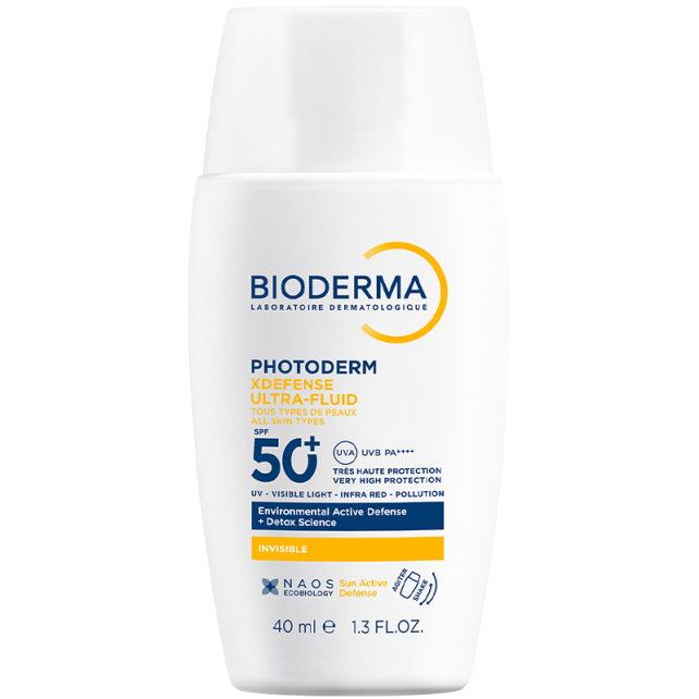 Bioderma Photoderm XDefense Ultra Fluid SPF 50+ Antioksidan Etkili Renksiz Güneş Kremi 40ml - 1