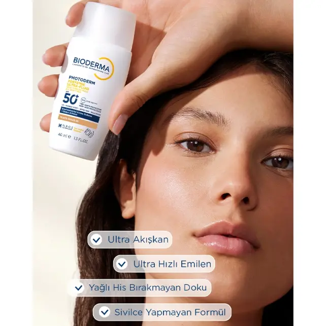 Bioderma Photoderm XDefense Ultra Fluid SPF 50+ Antioksidan Etkili Renkli Güneş Kremi Golden 40ml - 5