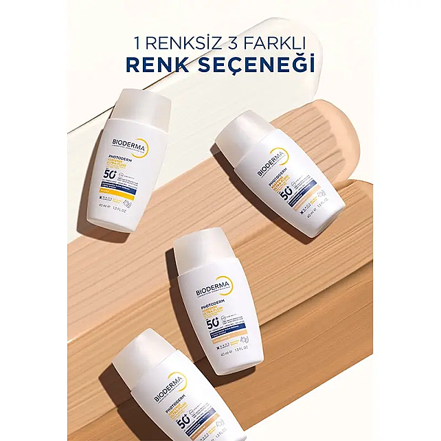 Bioderma Photoderm XDefense Ultra Fluid SPF 50+ Antioksidan Etkili Renkli Güneş Kremi Light 40ml - 5