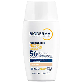 Bioderma Photoderm XDefense Ultra Fluid SPF 50+ Antioksidan Etkili Renkli Güneş Kremi Very Light 40ml - Bioderma