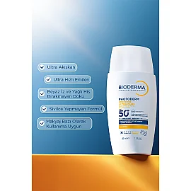 Bioderma Photoderm XDefense Ultra Fluid SPF 50+ Antioksidan Etkili Renksiz Güneş Kremi 40ml - 3
