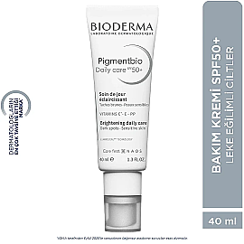 Bioderma Pigmentbio Daily Care SPF 50+ Leke Karşıtı Günlük Bakım Kremi 40ml - 4