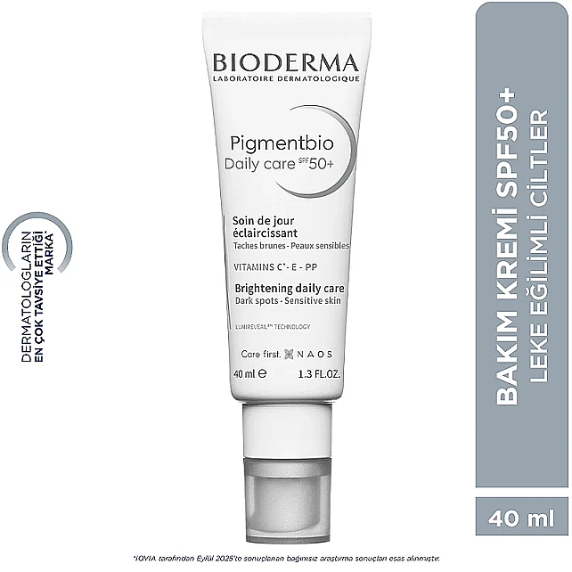 Bioderma Pigmentbio Daily Care SPF 50+ Leke Karşıtı Günlük Bakım Kremi 40ml - 4