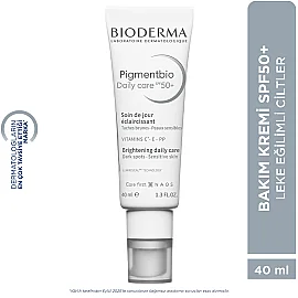 Bioderma Pigmentbio Daily Care SPF50+ Leke Karşıtı Günlük Bakım Kremi 40ml - 4