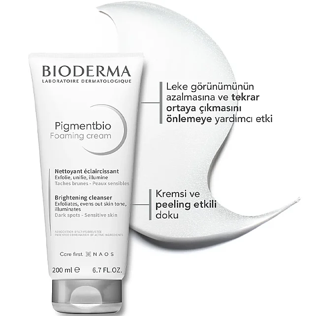 Bioderma Pigmentbio Foaming Cream - Leke Karşıtı Yüz Temizleme Jeli 200ml - 3