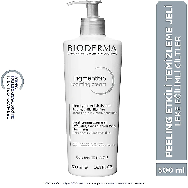 Bioderma Pigmentbio Foaming Cream - Peeling Etkili Temizleme Jeli 500ml - 4