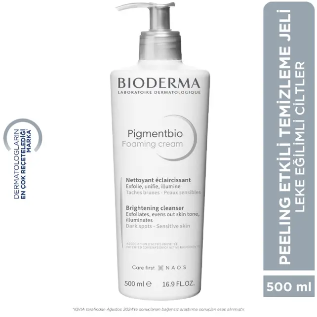 Bioderma Pigmentbio Foaming Cream - Peeling Etkili Temizleme Jeli 500ml - 4