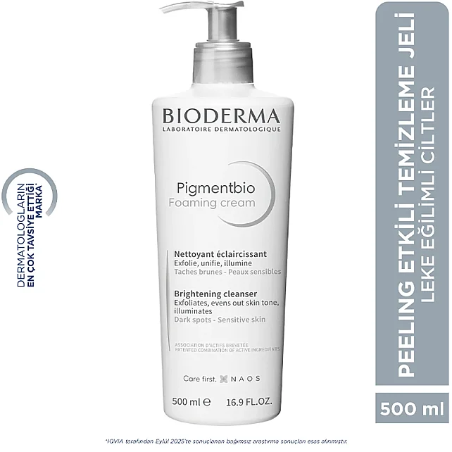 Bioderma Pigmentbio Foaming Cream - Peeling Etkili Temizleme Jeli 500ml - 4