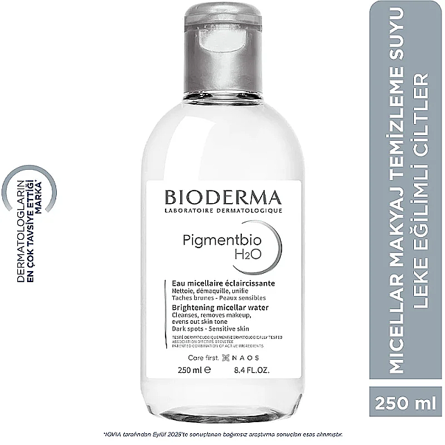 Bioderma Pigmentbio H2O Brightening Micellar Water - Leke Karşıtı Misel Su 250ml - 3