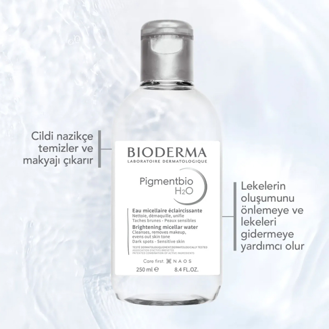 Bioderma Pigmentbio H2O Brightening Micellar Water - Leke Karşıtı Misel Su 250ml - 2