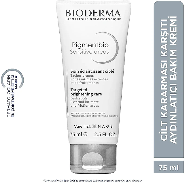 Bioderma Pigmentbio Sensitive Areas - Hassas Bölgeler İçin Aydınlatıcı Krem 75ml - 3
