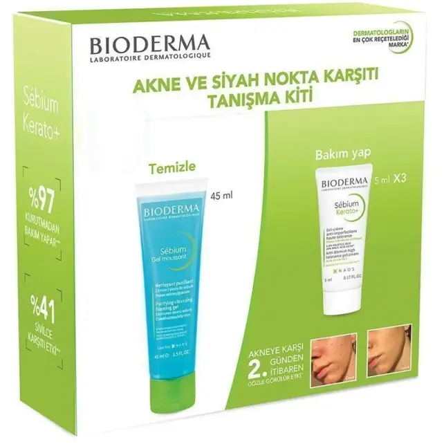 Bioderma Sebium Akne ve Siyah Nokta Karşıtı Tanışma Kiti - 1
