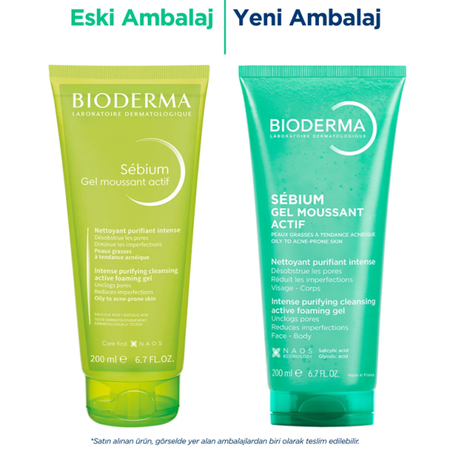 Bioderma Sebium Foaming Gel Active - Temizleme Jeli 200ml - 2