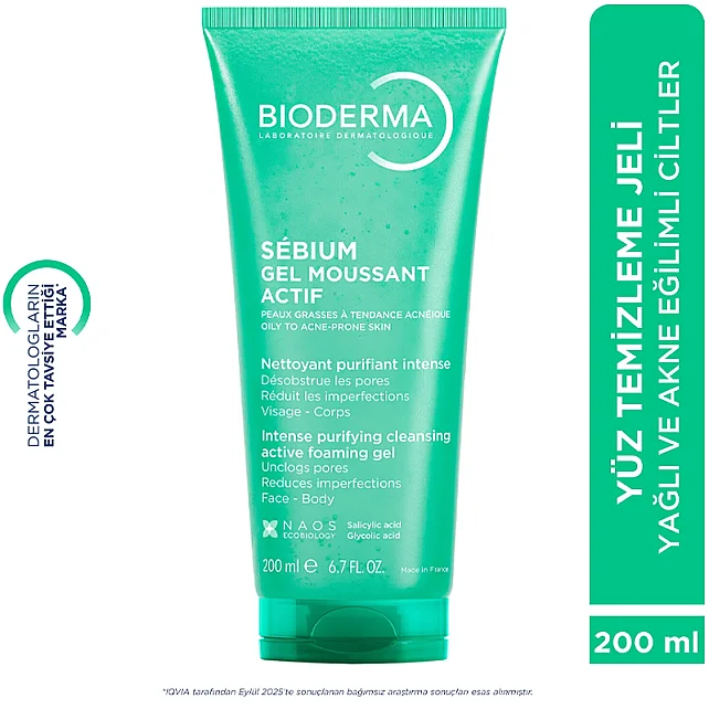 Bioderma Sebium Foaming Gel Active - Temizleme Jeli 200ml - 6