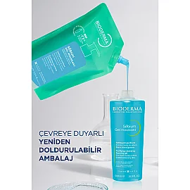 Bioderma Sebium Foaming Gel Refill - Yağlı Ciltler için Temizleyici Jel 400ml - 2