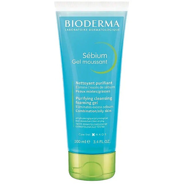 Bioderma Sebium Foaming Gel - Yağlı Ciltler İçin Temizleyici Jel 100ml - 1