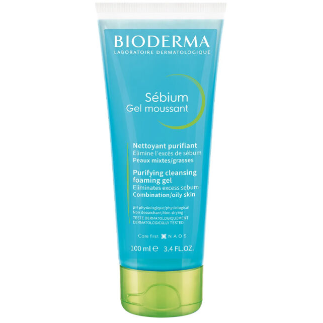 Bioderma Sebium Foaming Gel - Yağlı Ciltler için Temizleyici Jel 100ml - 1