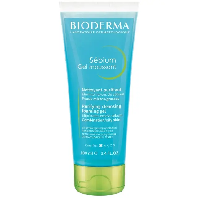 Bioderma Sebium Foaming Gel - Yağlı Ciltler için Temizleyici Jel 100ml - 1