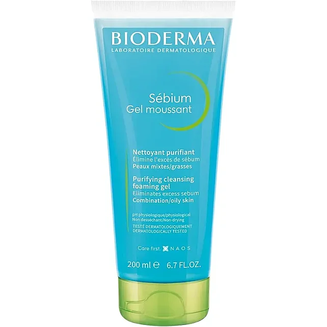 Bioderma Sebium Foaming Gel - Yağlı Ciltler için Temizleyici Jel 200ml - 1