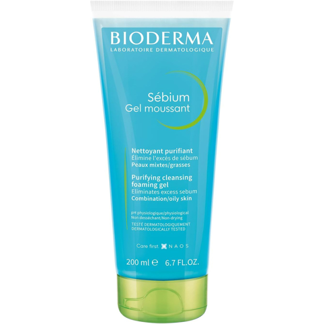 Bioderma Sebium Foaming Gel - Yağlı Ciltler için Temizleyici Jel 200ml - 1