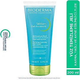 Bioderma Sebium Foaming Gel - Yağlı Ciltler için Temizleyici Jel 200ml - 4