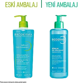 Bioderma Sebium Foaming Gel - Yağlı Ciltler için Temizleyici Jel 400ml - 3