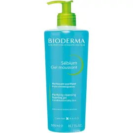 Bioderma Sebium Foaming Gel - Yağlı Ciltler için Temizleyici Jel 500ml - 1