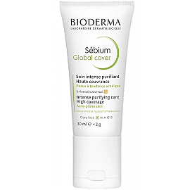 Bioderma Sebium Global Cover - Yağlı Ciltler İçin Bakım Kremi 30ml - 1