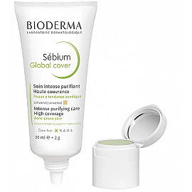 Bioderma Sebium Global Cover - Yağlı Ciltler İçin Bakım Kremi 30ml - 3